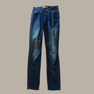 Madewell Skinny Skinny Distressed ripped jeans 24